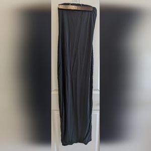 SKIMS bodycon black smooth lounge dress